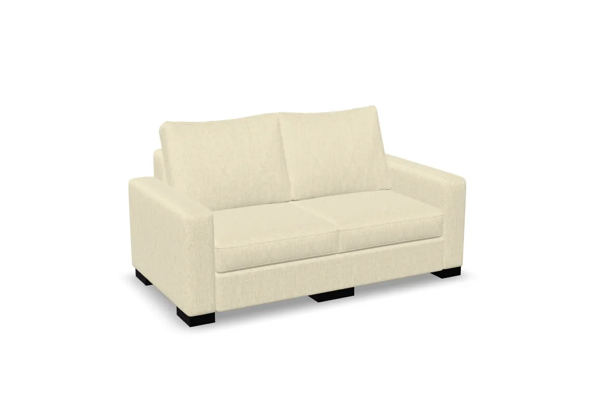 3D view of the Zen 2 Seater Modular Sofa in a cream fabric