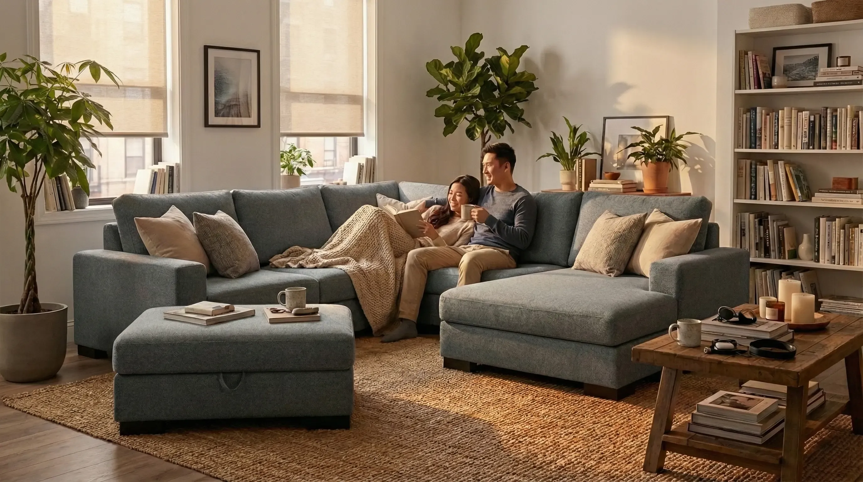 SIXTREND Zen Modular sectional sofa configuration